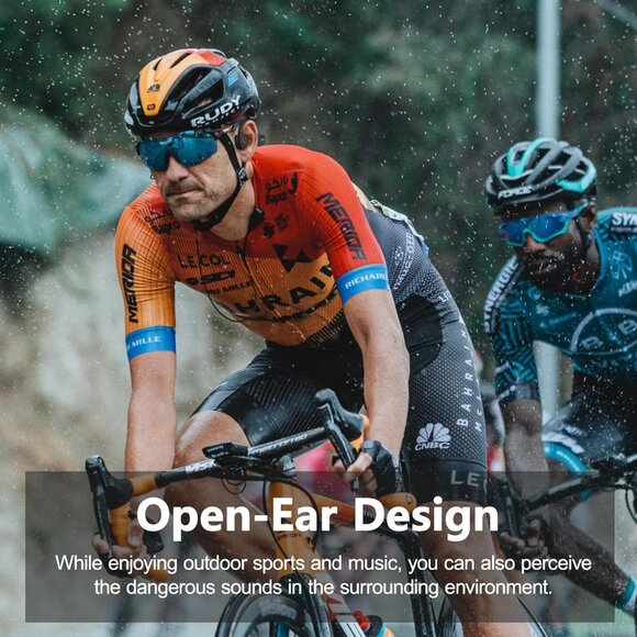 Open-Ear Bone Conduction Headphones IP68 Waterproof Sport Bluetooth 5.4 MP3 - Picture 7 of 8